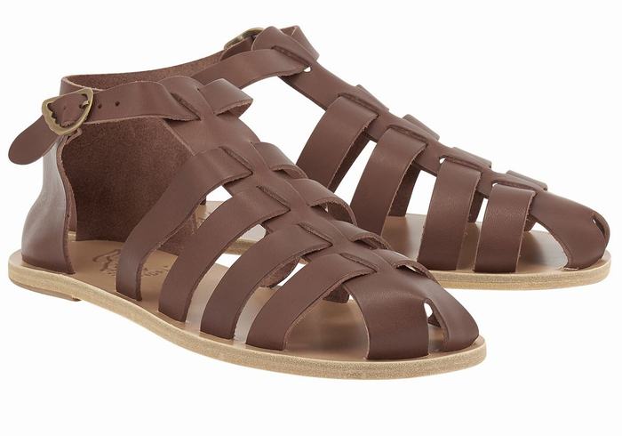 Sandale Pecheur Ancient Greek Sandals Homer Leather   | WCW-8431756